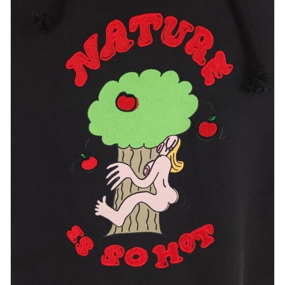 Carne Bollente She Truly Is Hooded Sweatshirt Size L Mens Nature Is So Hot $238 - Picture 2 of 13